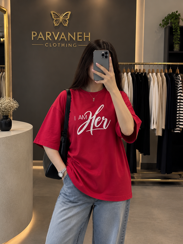 تیشرت باکسی انگلیسی