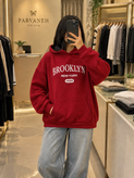 هودی اورسایز داخل پشمی BROOKLYN